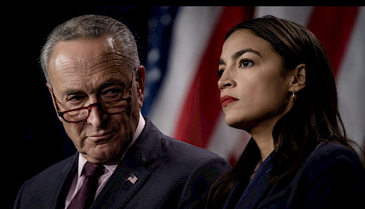 SCHUMER MAY BACK AOC IF SHE TAKES THE WHITE HOUSE ROUTE
